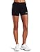 ASICS Women's Baseline Volleyball Shorts, Black, X-Small