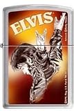 Zippo Elvis Presley Brushed Chrome Lighter, 1172