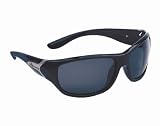 Anarchy Black Riot Sunglasses w Smoke Polarized Lens by