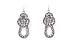 Simply Vera Wang Jet Mesh and Simulated Crystal Drop Earrings for Women