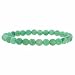 Genuine Aventurine Stone 6mm Bead Beaded Stretch Bracelet