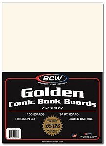  100 Golden Age Size Comic Book Backing Boards Pack