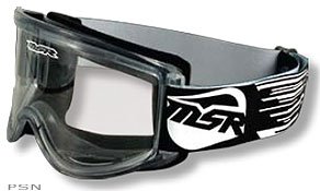 MSR Off-Road Goggles Black MX Motocross Clear 