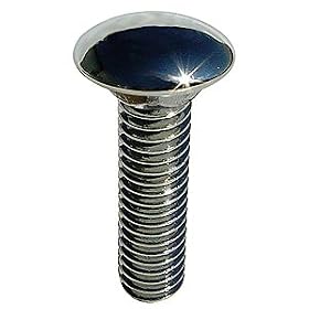5 16-18 x 3 4 Chrome Carriage Bolts by