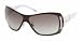 Ralph Lauren RA4026 192/11 Sunglasses Matte Silver/White Marble Frame With Gray Gradi...