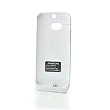 New 3200mAh HTC ONE M8 Portable Detachable External Rechargeable Battery Case with Viewing Stand