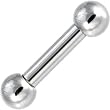 4 Gauge STEEL BARBELL Tongue Ring 5/8" 8mm