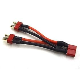  Deans Ultra 2P Battery Harness For 2 Packs in Parallel