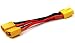 Integy RC Model Hop-ups C24409 XT60 Parallel 2-Battery Connector Adapter Wire Harness