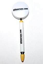 Wearable, Retractable, Magnetic Nursing Pen