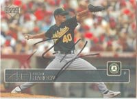 Rich Harden, Oakland Athletics, 2004 Upper Deck Autographed Card