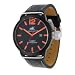 Adee Kaye Men's Hutton Russian Diver Style Automatic Self-Winding Watch Model AK-4020-5(Black Face/Orange Numbers)