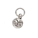 Sterling Silver Charm Soccer Ball - Athlete or Sports Enthusiast