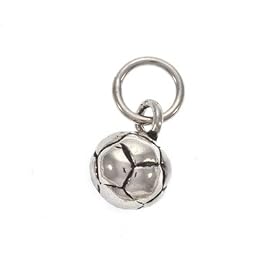 Sterling Silver Charm Soccer Ball - Athlete or Sports Enthusiast