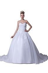 Lace-Up Organza/Satin Corset   Waistline  Dress