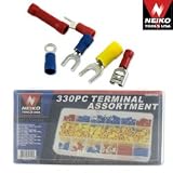 Neiko 330-Piece Solderless Wire Terminal & Connection Assortment Kit