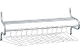 48W Chrome Wall Rack