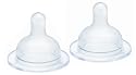 Coddlelife Stage 1 Original Vented Silicone Nipple, 2-Pack