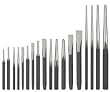 Westward 2AJL7 Punch And Chisel Set, 18 Pc