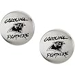 Stainless Steel Carolina Panthers Logo Stud Earrings
