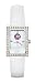 Chicago Cubs Ladies Allure Watch White Leather Strap