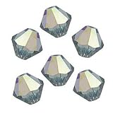 5301 4mm Faceted Bicone Indian Sapphire