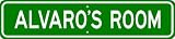 ALVARO ROOM SIGN - Personalized Gift Boy or Girl, Aluminum