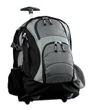 Port Authority - Wheeled Backpack Grey/Black-OSFA