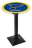42" St Louis Blues Bar Height Pub Table - Square Base