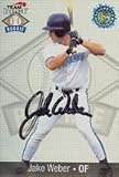 Jake Weber, Everett Aqua Sox - Mariners Affiliate, 1999 Team Best Autographed Card
