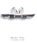 luminaire du miroir en m�tal luminair...