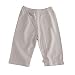 Natural Fiber Pants - Babysoy Slip-On Pants in Cloud