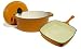 Kitchen & Housewares : 3-piece Orange Classic Cast Iron Cookware Set