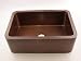 COPPER APRON FRONT SINGLE BOWL KITCHEN SINK