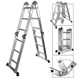  : Light Weight Multi-Purpose 12' Aluminum Ladder - 300 LB Capacity