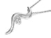 C.Z. SET WAVE DROP PENDANT
