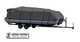 Wake Monsoon Pontoon Boat Cover. Fits 21' to 24'Length, (Beam Width to 104). Color Grey