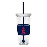 MLB Los Angeles Angels Boelter Lidded Cold Cup with Straw