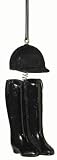 Equestrian Horse Riding Helmet & Boots Christmas Ornament