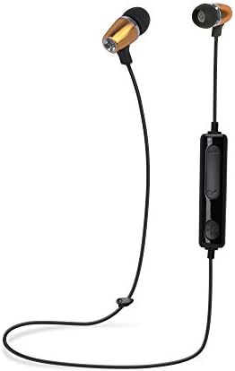 Pinwheel O1 Wireless Bluetooth Stereo Headset BT 4.0 In-ear Earphone HIFI Sound Super Bass Multi-point Tech Hands-free Mic Voice Prompt(Gold)