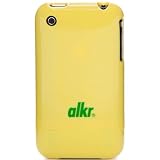 Une coque arrière iPhone 3g / 3gs jaune / verte alkr