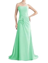 Strapless Chiffon Asymmetric Evening Dress/Bridesmaid Dress/Prom Dress/Party Dress 