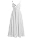 Fashion Plaza Girl's Spaghetti Straps A-line Chiffon Long Flower Girl Dress K0095