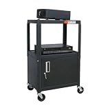 Vutec Adjustable Multi Function Cart With Locking Cabinet