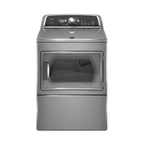 Maytag Bravos X 7.4 Cu. Ft. 27 In. Silver Gas Dryer - MGDX700XL