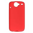 Premium Solf Gel Silicone Skin Case for Google Nexus One 1 - Red