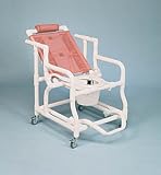 Duralife Deluxe Reclining Shower/Commode Chair