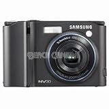 Samsung NV30 8.1MP Digital Camera with 3x Optical Image Stabilization Zoom (Black)