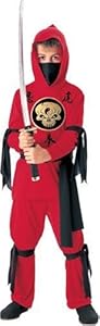 Rubies Costume Halloween Concepts Child's Red Ninja Costume, Large
