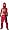 Halloween Concepts Child's Red Ninja Costume, Medium